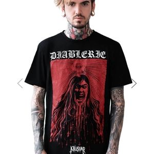 NWT! Killstar - Diablerie Black T-Shirt Unisex